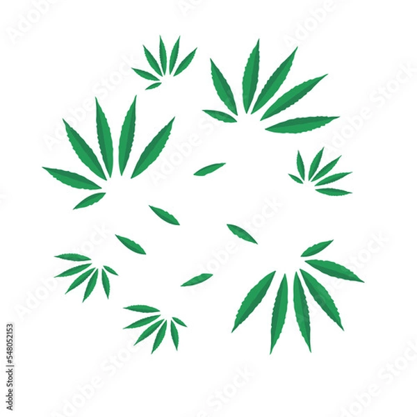 Fototapeta leaf pattern