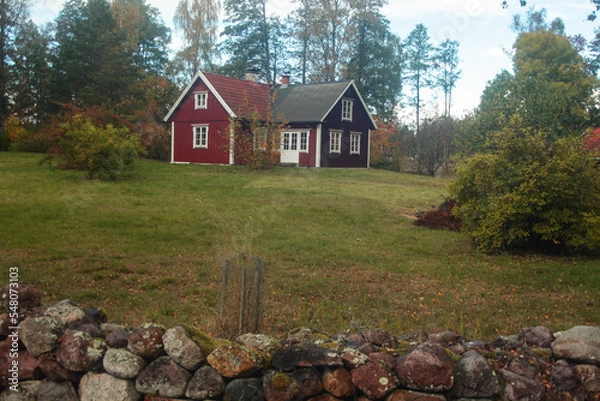 Obraz old house in the mountains