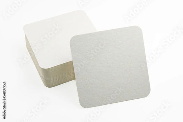 Obraz Set of new paper coasters