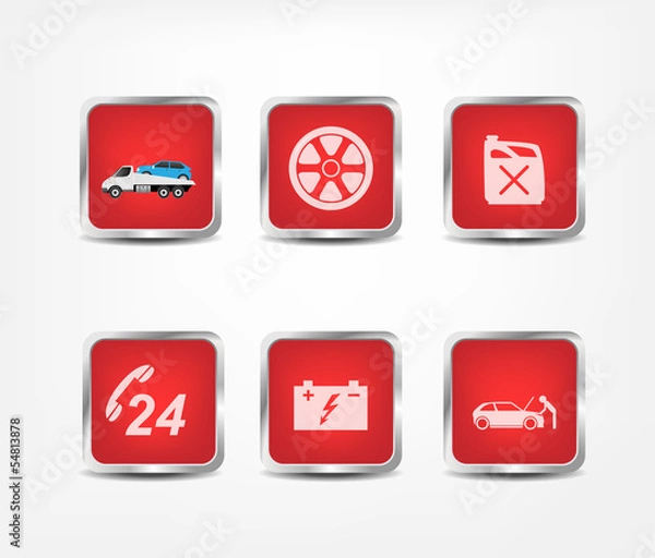 Obraz Service icons