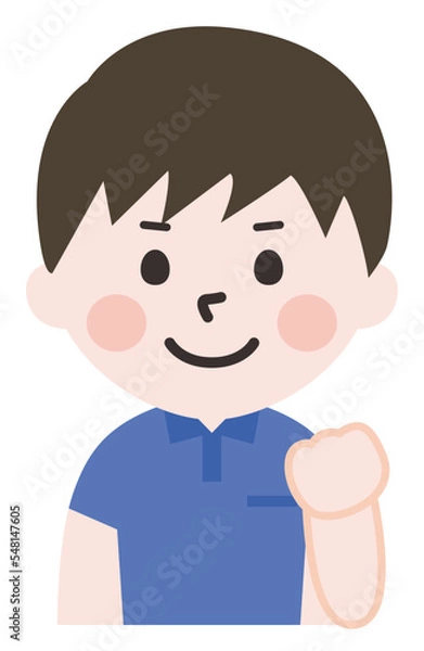 Fototapeta 笑顔の男性スタッフ