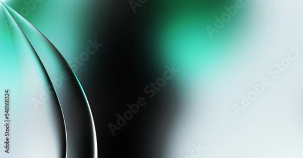 Fototapeta Abstract background. Fluid color gradient waves, with dynamic motion. Neon colorful abstract design of light waves. Illustration For Wallpaper, Banner, Background, Card, Book Illustration, website.