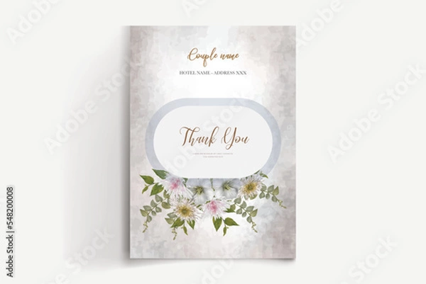 Fototapeta wedding invitation templates