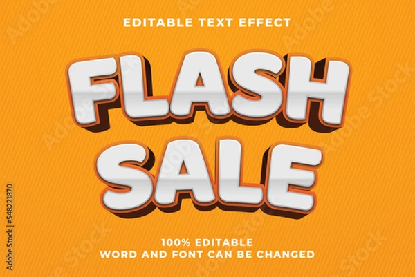 Obraz Flash Sale Text Style Effect