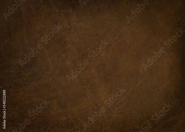 Obraz Natural brown leather texture for background