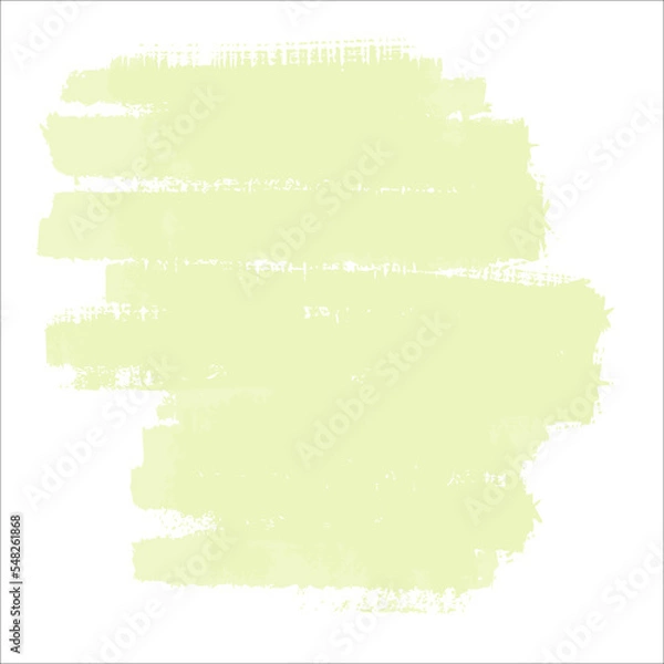 Obraz A green delicate cute spot of paint without a background. Vector brushstroke for backgrounds and other designs.