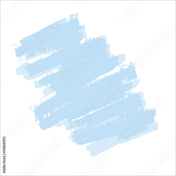 Obraz A blue spot of paint without a background. Vector brushstroke for backgrounds and other designs.