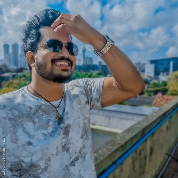 Obraz man in the sea