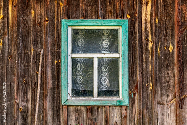 Fototapeta old wooden window