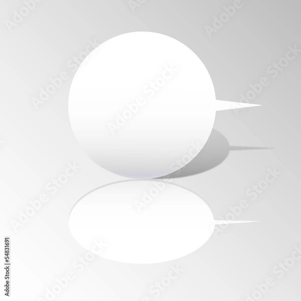 Fototapeta paper bubble