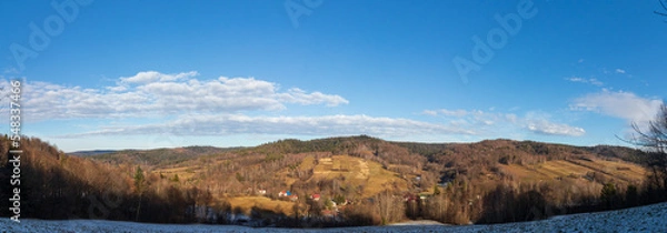 Fototapeta landscape with mountains