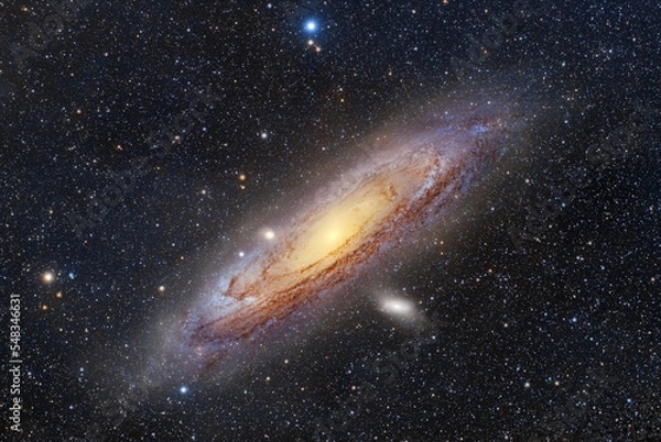 Obraz Andromeda galaxy in deep space