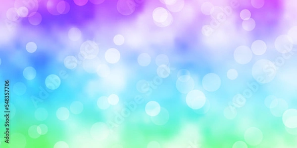 Obraz Light Multicolor vector backdrop with dots.