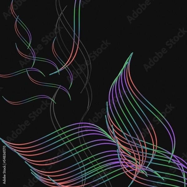 Fototapeta abstract background with lines
