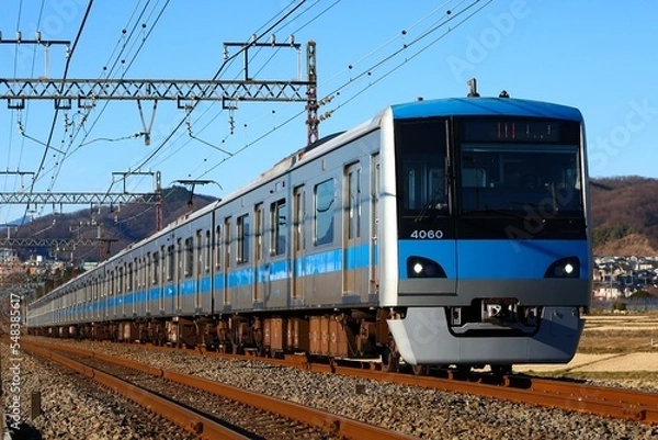 Fototapeta 通勤電車 小田急小田原線4000形