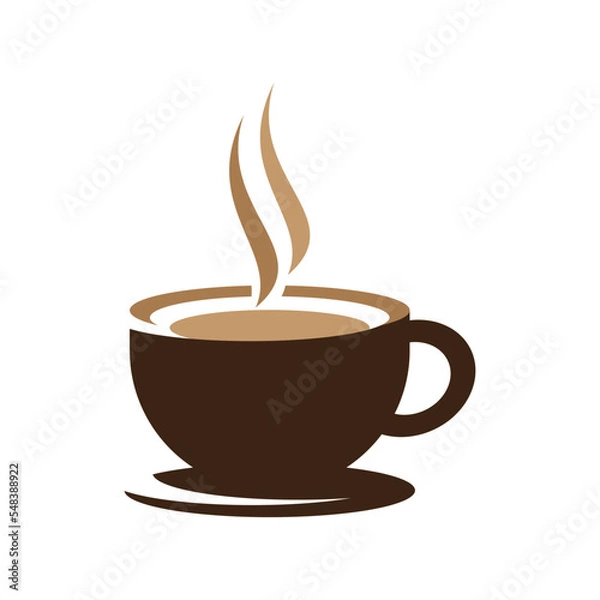 Fototapeta Coffee cup logo