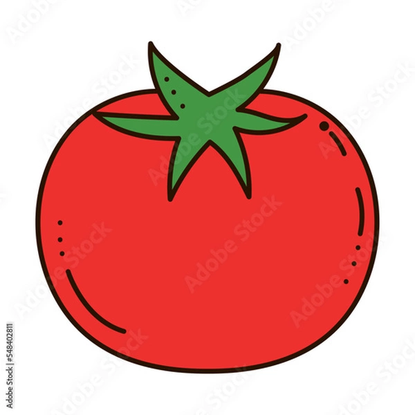 Obraz red tomato icon