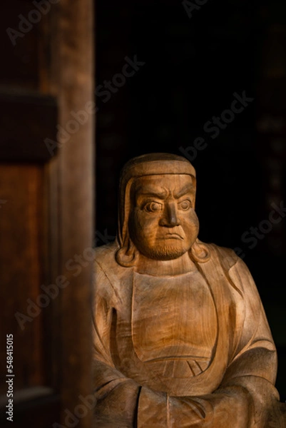 Fototapeta Close up statue of a person