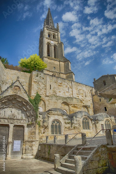 Obraz Village de Saint Emilion version HDR