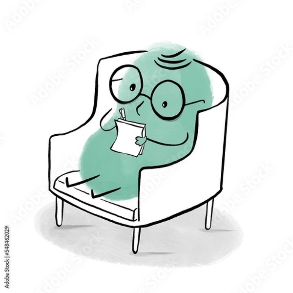 Obraz Writing on the couch