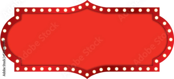 Obraz Badge Light Bulb Lightbox Banner