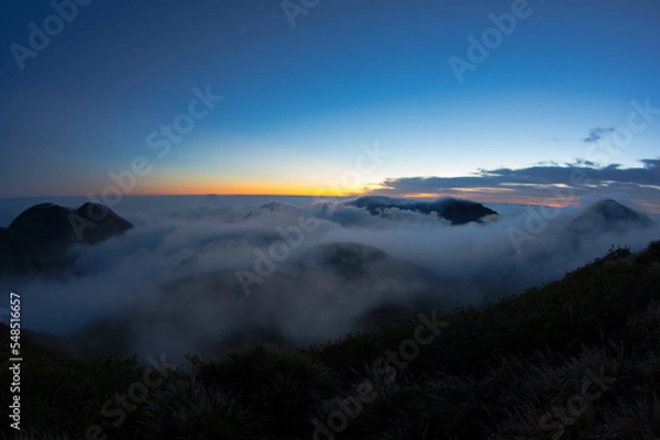 Obraz 黎明の雲海