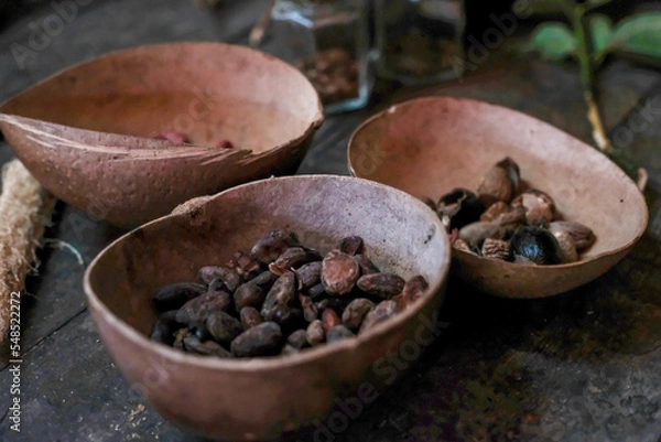 Fototapeta Kakao Bohnen