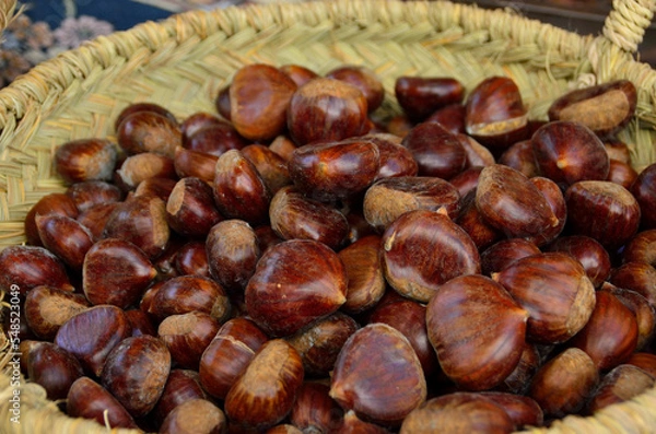 Obraz roasted chestnuts
