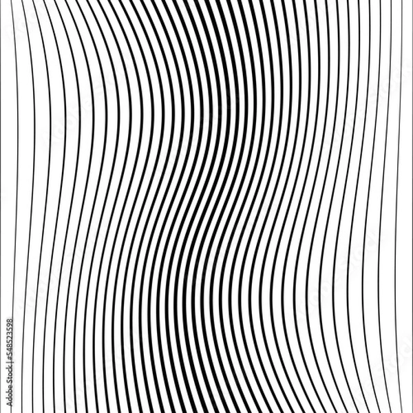 Obraz Seamless pattern with lines.Unusual poster Design .Black Vector stripes .Geometric shape. Endless texture