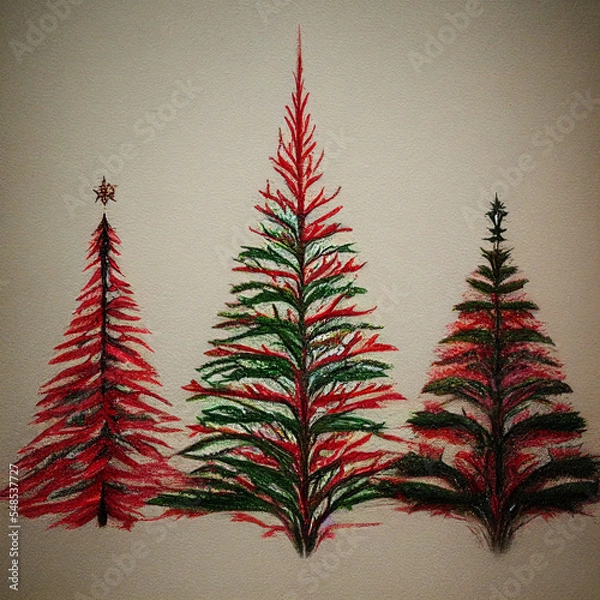 Obraz Christmas Trees