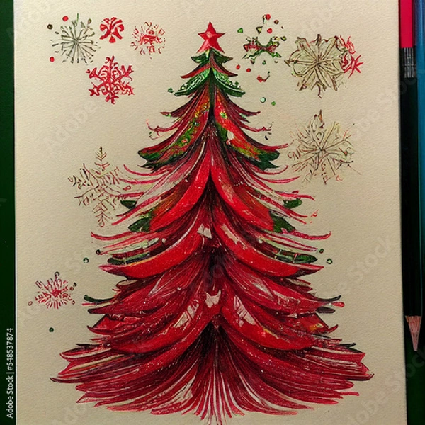 Obraz Christmas Trees