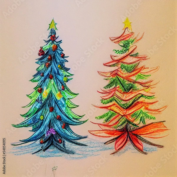 Obraz Christmas Trees