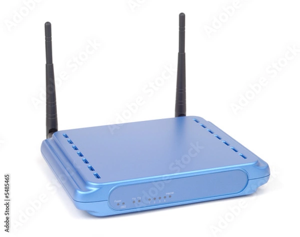 Obraz Wireless access point isolated over white background