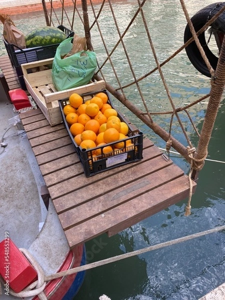 Obraz fruit boat