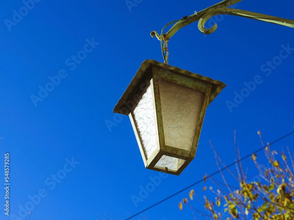 Obraz street lamp on sky