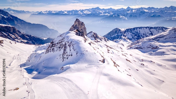 Fototapeta Mountain in winter