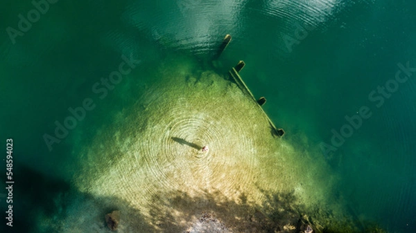 Obraz ring in the lake