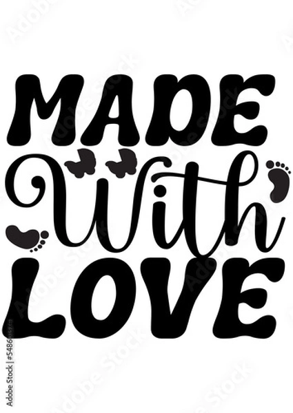 Fototapeta  made with love