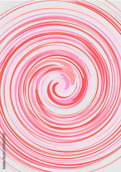 Fototapeta The pink background image uses brushstroke-like lines to create an image. continuous paste used in graphics