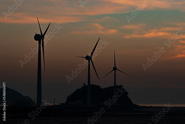 Fototapeta sunset at the beach