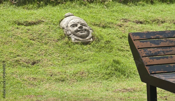 Obraz Stone sculpture on the grass
