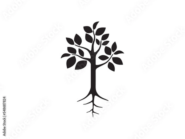Obraz simple tree icon