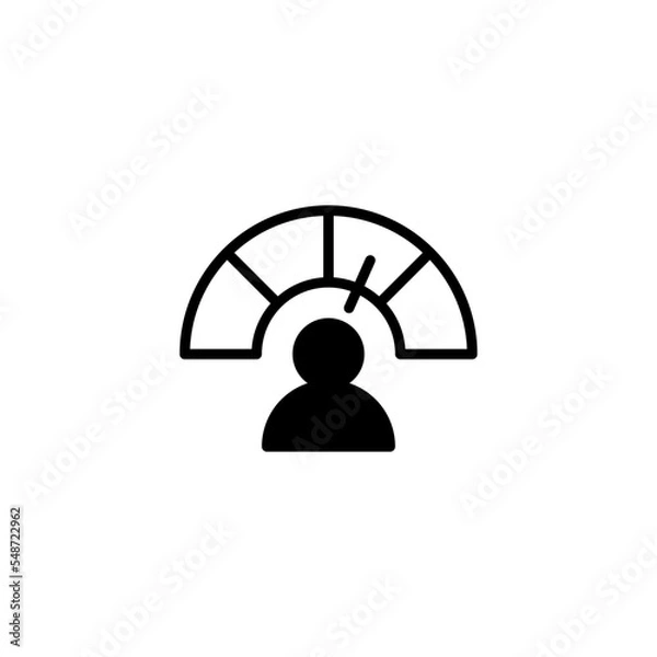 Fototapeta performance icon