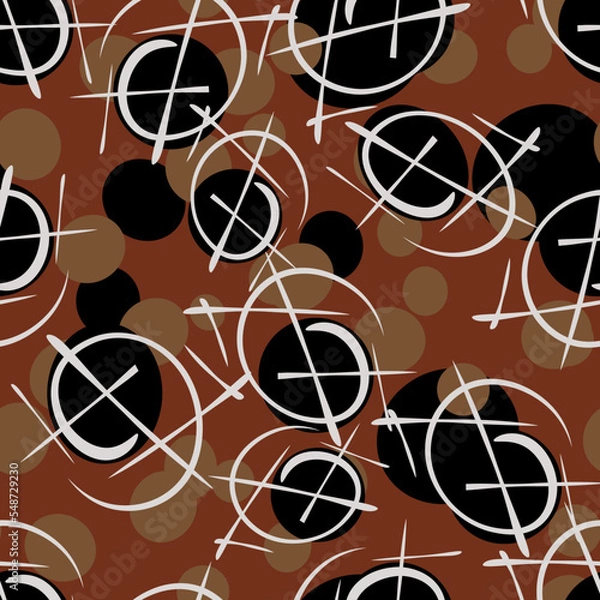 Fototapeta Abstract seamless background. Geometric pattern. Pattern for print, advertising, web design.