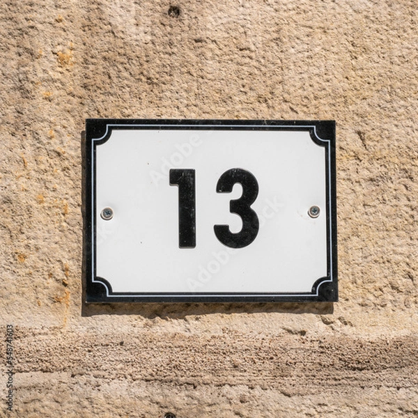 Obraz house number thirteen (13)