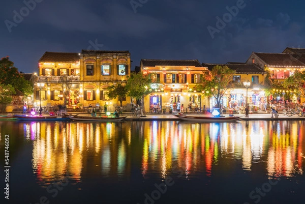 Obraz ホイアンの夜景