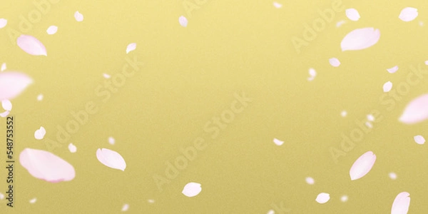 Fototapeta 桜 花びら イラスト リアル