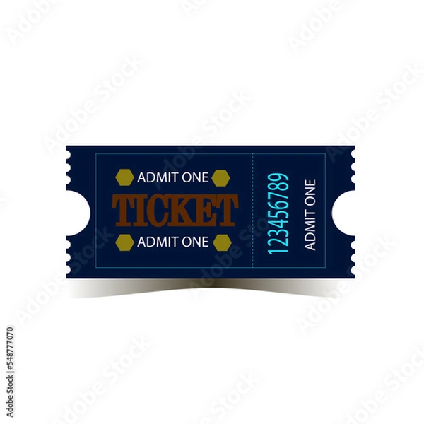 Obraz admit one ticket