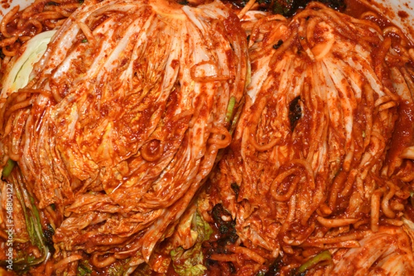 Obraz 양념을 버무린 배추김치