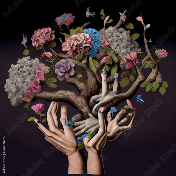 Obraz tree with flowers